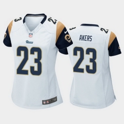 women cam akers los angeles rams white game jersey 