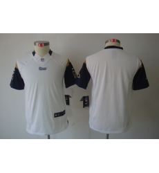 Nike Youth St. Louis Rams Blank White Limited Jerseys