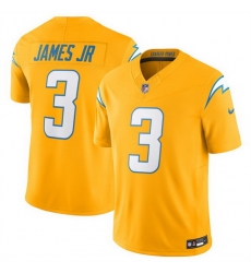 Men Los Angeles Chargers 3 Derwin James Jr Gold 2025 F U S E Alternate Vapor Limited Stitched Football Jersey Men Los Angeles Chargers 3 Derwin James Jr Gold 2025 F U S E Alternate Vapor Limited Stitched Football Jersey