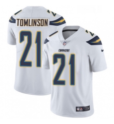 Men Nike Los Angeles Chargers 21 LaDainian Tomlinson White Vapor Untouchable Limited Player NFL Jersey