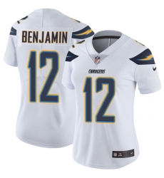Nike Chargers #12 Travis Benjamin White Womens Stitched NFL Vapor Untouchable Limited Jersey Nike Chargers #12 Travis Benjamin White Womens Stitched NFL Vapor Untouchable Limited Jersey