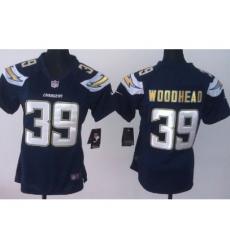 Women Nike San Diego Chargers #39 Danny Woodhead Blue NFL Jerseys Women Nike San Diego Chargers #39 Danny Woodhead Blue NFL Jerseys