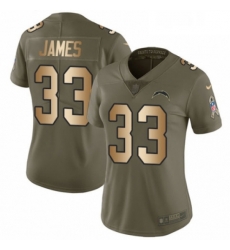 Womens Nike Los Angeles Chargers 33 Derwin James Limited Olive Gold 2017 Salute to Service NFL Jersey Womens Nike Los Angeles Chargers 33 Derwin James Limited Olive Gold 2017 Salute to Service NFL Jersey