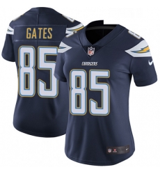 Womens Nike Los Angeles Chargers 85 Antonio Gates Elite Navy Blue Team Color NFL Jersey