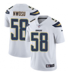 Nike Chargers #58 Uchenna Nwosu White Youth Stitched NFL Vapor Untouchable Limited Jersey