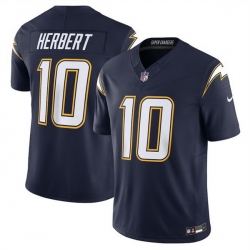Youth Los Angeles Chargers  10 Justin Herbert Navy 2025 F U S E  Alternate Vapor Limited Stitched Football Jersey