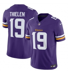 Men Minnesota Vikings 19 Adam Thielen Purple 2024 F U S E Vapor Untouchable Limited Stitched Jersey Men Minnesota Vikings 19 Adam Thielen Purple 2024 F U S E Vapor Untouchable Limited Stitched Jersey