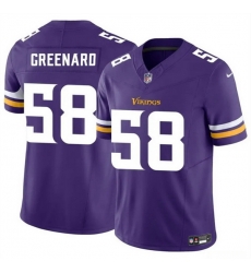 Men Minnesota Vikings 58 Jonathan Greenard Purple 2025 F U S E  Vapor Untouchable Limited Stitched Jersey