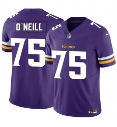 Men Minnesota Vikings 75 Brian O u2019Neill Purple 2025 F U S E  Vapor Untouchable Limited Stitched Jersey