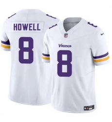 Men Minnesota Vikings 8 Sam Howell White 2025 F U S E Vapor Untouchable Limited Stitched Jersey Men Minnesota Vikings 8 Sam Howell White 2025 F U S E Vapor Untouchable Limited Stitched Jersey