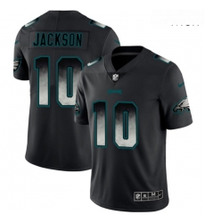 Eagles 10 DeSean Jackson Black Arch Smoke Vapor Untouchable Limited Jersey