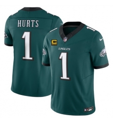 Men Philadelphia Eagles 1 Jalen Jurts Green 2025 F U S E With 4 Star C Patch Vapor Untouchable Limited Stitched Football Jersey Men Philadelphia Eagles 1 Jalen Jurts Green 2025 F U S E With 4 Star C Patch Vapor Untouchable Limited Stitched Football Jersey