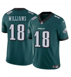 Men Philadelphia Eagles 18 Avery Williams Green 2024 New F U S E Vapor Untouchable Limited Stitched Football Jersey Men Philadelphia Eagles 18 Avery Williams Green 2024 New F U S E Vapor Untouchable Limited Stitched Football Jersey