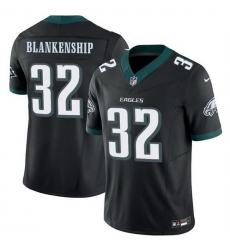 Men Philadelphia Eagles 32 Reed Blankenship Black 2025 F U S E Vapor Untouchable Limited Throwback Stitched Football Jersey Men Philadelphia Eagles 32 Reed Blankenship Black 2025 F U S E Vapor Untouchable Limited Throwback Stitched Football Jersey