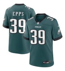 Men Philadelphia Eagles 39 Marcus Epps Green 2025 Vapor Untouchable Limited Stitched Football Jersey