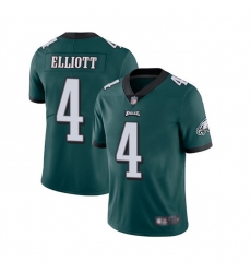 Men Philadelphia Eagles 4 Jake Elliott Green Vapor Untouchable Limited Stitched