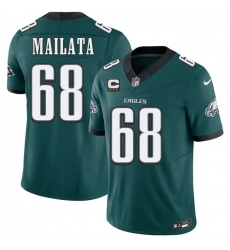 Men Philadelphia Eagles 68 Jordan Mailata Green 2026 F U S E 3 Star C Patch Vapor Untouchable Limited Stitched Football Jersey Men Philadelphia Eagles 68 Jordan Mailata Green 2026 F U S E 3 Star C Patch Vapor Untouchable Limited Stitched Football Jersey