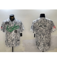 Men Philadelphia Eagles big logo 2024 F U S E Arctic Camo Salute To Service Limited Stitched Jersey 2 Men Philadelphia Eagles big logo 2024 F U S E Arctic Camo Salute To Service Limited Stitched Jersey 2