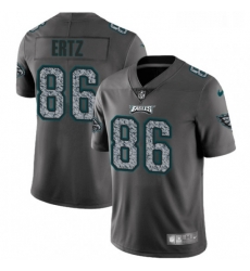 Mens Nike Philadelphia Eagles 86 Zach Ertz Gray Static Vapor Untouchable Limited NFL Jersey