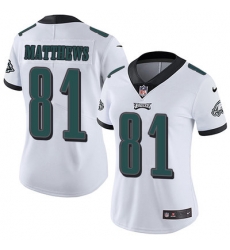 Nike Eagles #81 Jordan Matthews White Womens Stitched NFL Vapor Untouchable Limited Jersey