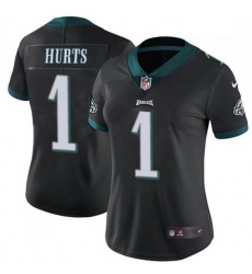 Women Philadelphia Eagles Jalen Hurts 1 Limited Black Vapor Untouchable NFL Jersey