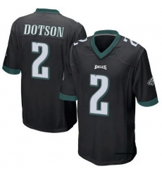 Men Philadelphia Eagles 2 Jahan Dotson Black 2025 New F U S E Vapor Untouchable Limited Stitched Football Jersey