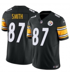 Men Pittsburgh Steelers 87 Brandon Smith Black 2026 F U S E Vapor Limited Stitched Football Jersey Men Pittsburgh Steelers 87 Brandon Smith Black 2026 F U S E Vapor Limited Stitched Football Jersey