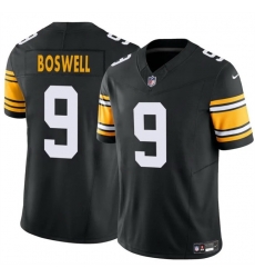 Men Pittsburgh Steelers 9 Chris Boswell Black 2024 F U S E  Alternate Vapor Untouchable Limited Stitched Jersey