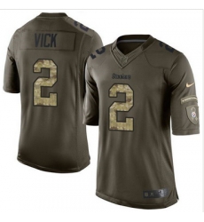 Nike Pittsburgh Steelers #2 Michael Vick Green Men 27s Stitched NFL Limited Salute to Service Jersey Nike Pittsburgh Steelers #2 Michael Vick Green Men 27s Stitched NFL Limited Salute to Service Jersey