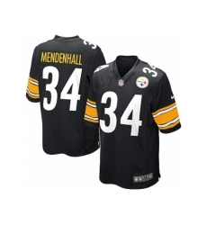 Nike Pittsburgh Steelers 34 Rashard Mendenhall black Game NFL Jersey