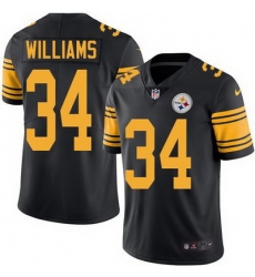 Nike Steelers #34 DeAngelo Williams Black Mens Stitched NFL Limited Rush Jersey