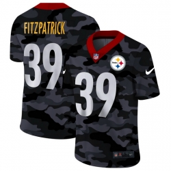 Pittsburgh Steelers 39 Minkah Fitzpatrick Men Nike 2020 Black CAMO Vapor Untouchable Limited Stitched NFL Jersey