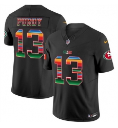 Men San Francisco 49ers  13 Brock Purdy Black Mexico 2026 F U S E  Vapor Untouchable Limited Stitched Football Jersey