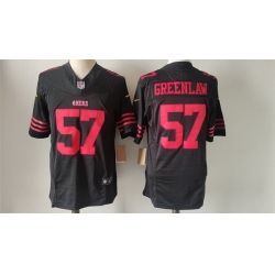 Men San Francisco 49ers 57 Dre Greenlaw Black 2024 F U S E Vapor Untouchable Limited Stitched Football Jersey