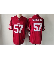 Men San Francisco 49ers 57 Dre Greenlaw Red 2024 F U S E  Vapor Untouchable Limited Stitched Football Jersey