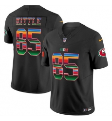 Men San Francisco 49ers  85 George kittle Black Mexico 2026 F U S E  Vapor Untouchable Limited Stitched Football Jersey