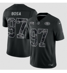 Men San Francisco 49ers 97 Nick Bosa Black F U S E 2026 Salute to Service Limited Stitched Football Jersey Men San Francisco 49ers 97 Nick Bosa Black F U S E 2026 Salute to Service Limited Stitched Football Jersey
