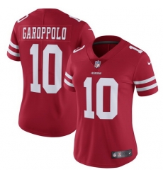 Women Nike San Francisco 49ers Jimmy Garoppolo 10 Red Vapor Untouchable Limited NFL Jersey Women Nike San Francisco 49ers Jimmy Garoppolo 10 Red Vapor Untouchable Limited NFL Jersey