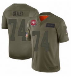 Womens San Francisco 49ers 74 Joe Staley Limited Camo 2019 Salute to Service Football Jersey Womens San Francisco 49ers 74 Joe Staley Limited Camo 2019 Salute to Service Football Jersey