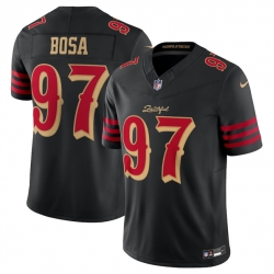 Youth San Francisco 49ers 97 Nick Bosa Black 2025 F U S E Rivalries Vapor Limited Stitched Football Jersey
