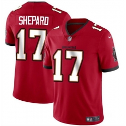 Men Tampa Bay Buccaneers 17 Sterling Shepard Red Vapor Limited Stitched Jersey