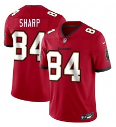 Men Tampa Bay Buccaneers  84 Bauer Sharp Red 2026 Draft Vapor Limited Stitched Jersey
