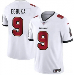 Men Tampa Bay Buccaneers 9 Emeka Egbuka White 2025 Draft Vapor Untouchable Limited Stitched Football Jersey