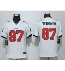 Women Nike Tampa Bay Buccaneers 87 Rob Gronkowski White New 2020 Vapor Untouchable Limited Jersey