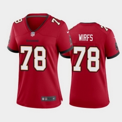 women tristan wirfs tampa bay buccaneers red game jersey 2020 