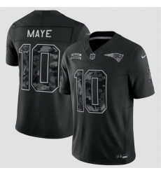 Men New England Patriots 10 Drake Maye Black F U S E 2026 Salute to Service Limited Stitched Football Jersey Men New England Patriots 10 Drake Maye Black F U S E 2026 Salute to Service Limited Stitched Football Jersey