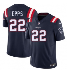 Men New England Patriots 22 Marcus Epps Navy 2025 F U S E Vapor Limited Stitched Football Jersey Men New England Patriots 22 Marcus Epps Navy 2025 F U S E Vapor Limited Stitched Football Jersey