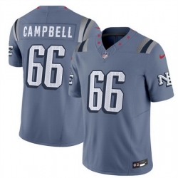 Men New England Patriots 66 Will Campbell 2025 F U S E Rivalries Vapor Limited Stitched Football Jersey