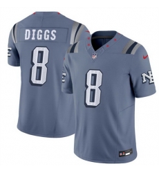 Men New England Patriots 8 Stefon Diggs 2025 F U S E Rivalries Vapor Limited Stitched Football Jersey