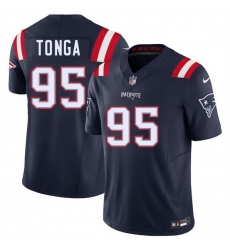 Men New England Patriots 95 Khyiris Tonga Navy 2025 F U S E Vapor Limited Stitched Football Jersey Men New England Patriots 95 Khyiris Tonga Navy 2025 F U S E Vapor Limited Stitched Football Jersey
